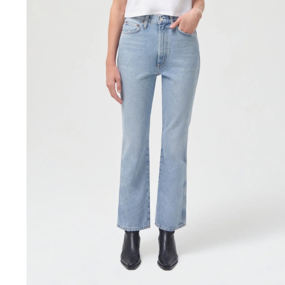 AGOLDE PINCH WAIST HIGH RISE KICK